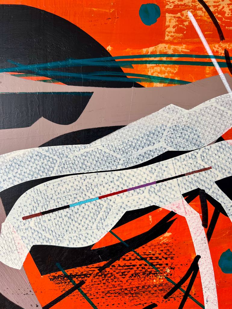 Original Conceptual Science/Technology Painting by Jim Harris