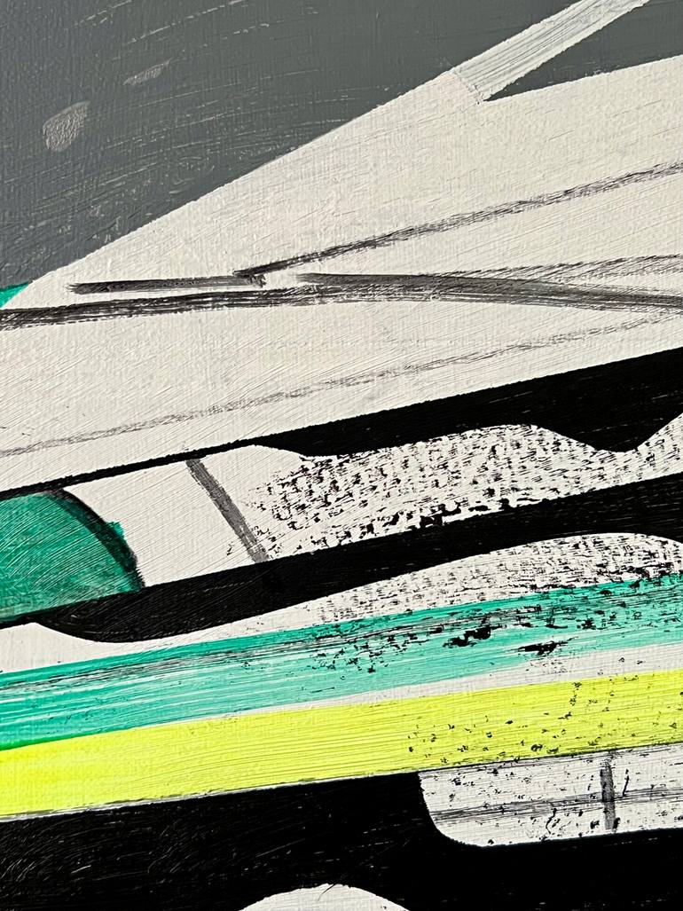 Original Abstract Outer Space Painting by Jim Harris