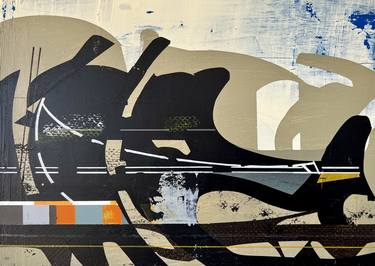 Original Abstract Science/Technology Paintings by Jim Harris