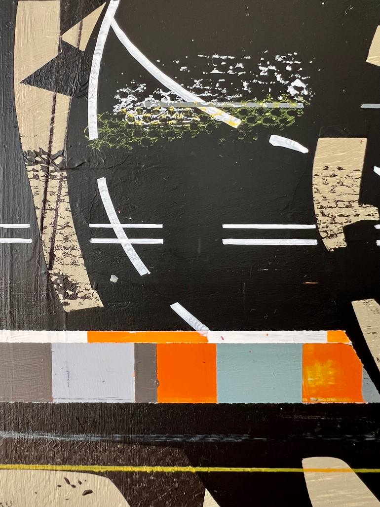 Original Abstract Science/Technology Painting by Jim Harris