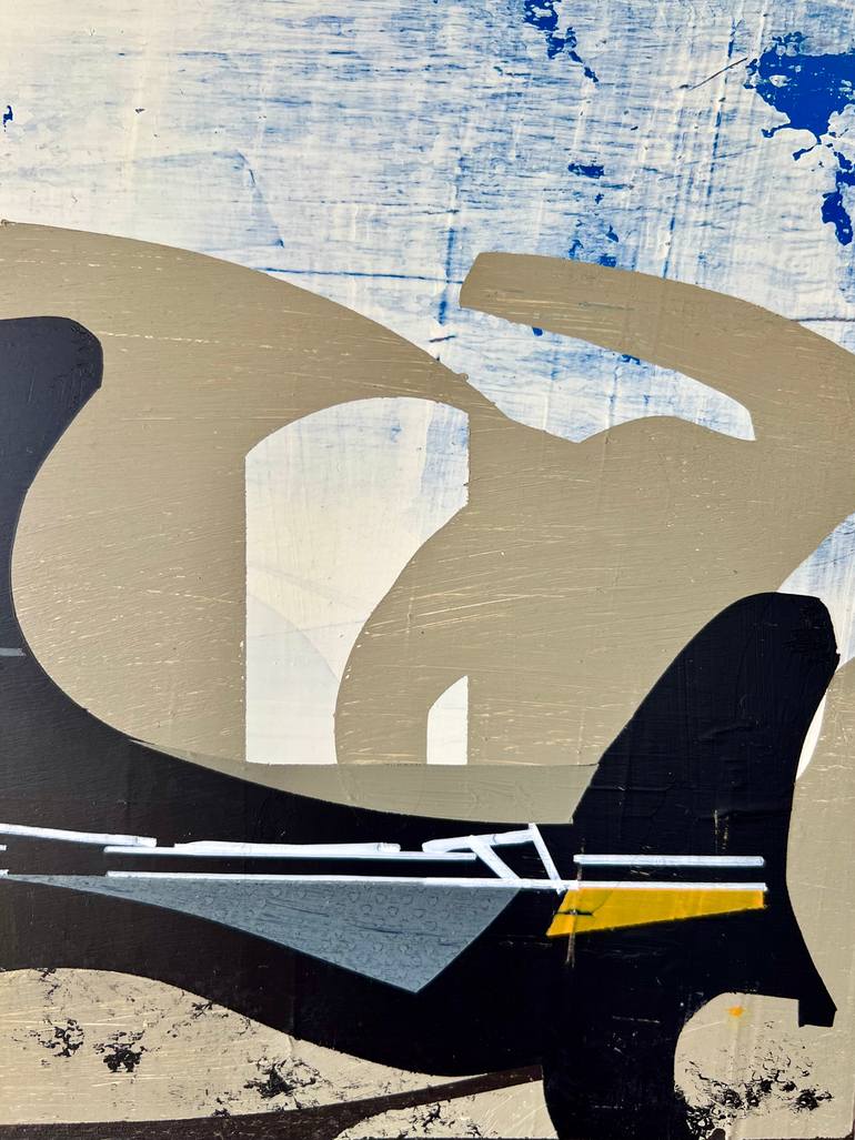 Original Abstract Science/Technology Painting by Jim Harris