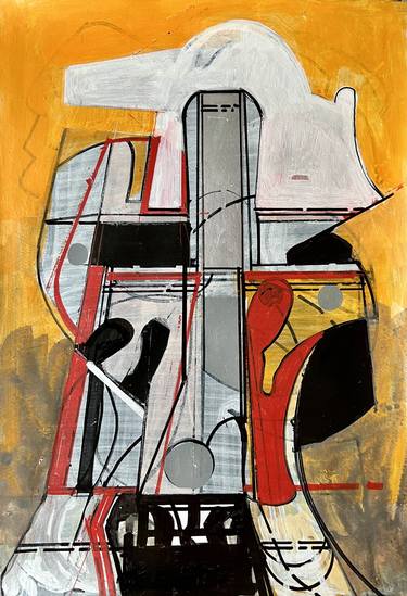 Original Abstract Architecture Drawings by Jim Harris