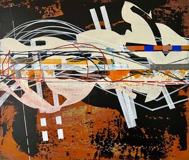 Original Conceptual Science/Technology Paintings by Jim Harris