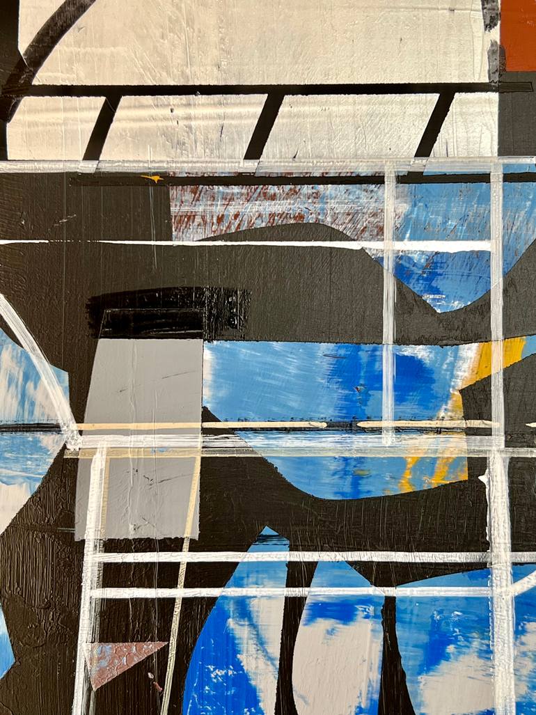 Original Abstract Science/Technology Painting by Jim Harris