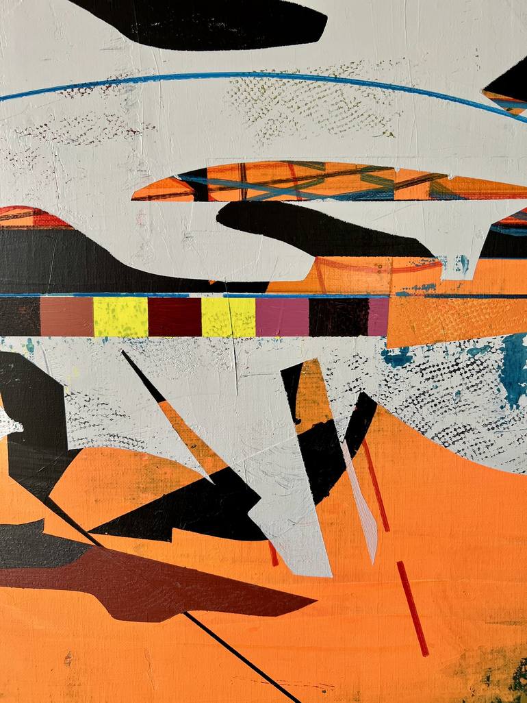 Original Abstract Expressionism Outer Space Painting by Jim Harris