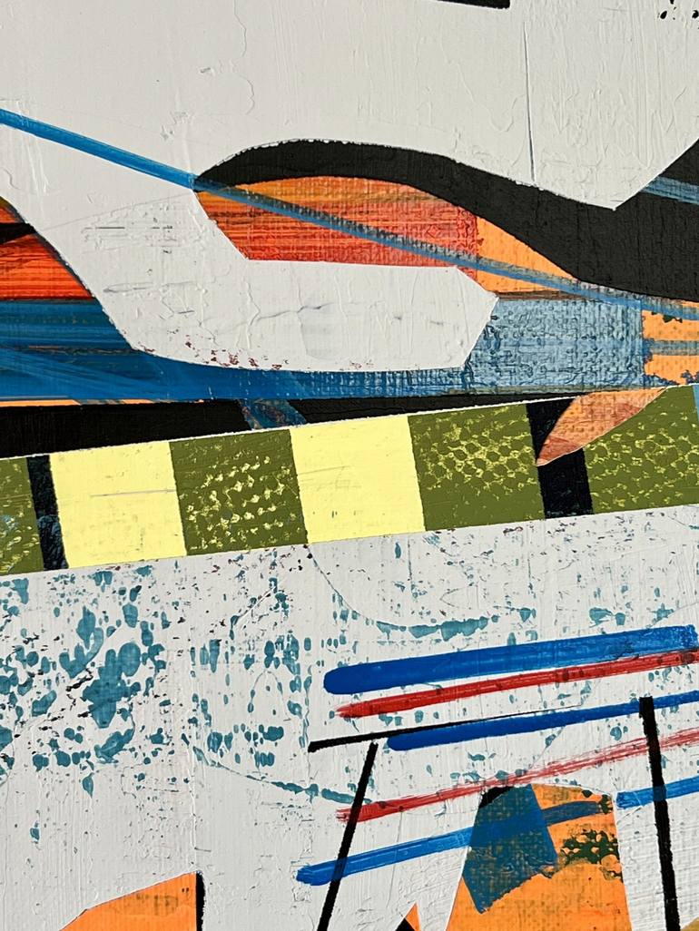 Original Abstract Expressionism Outer Space Painting by Jim Harris