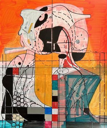 Original Abstract Architecture Drawings by Jim Harris