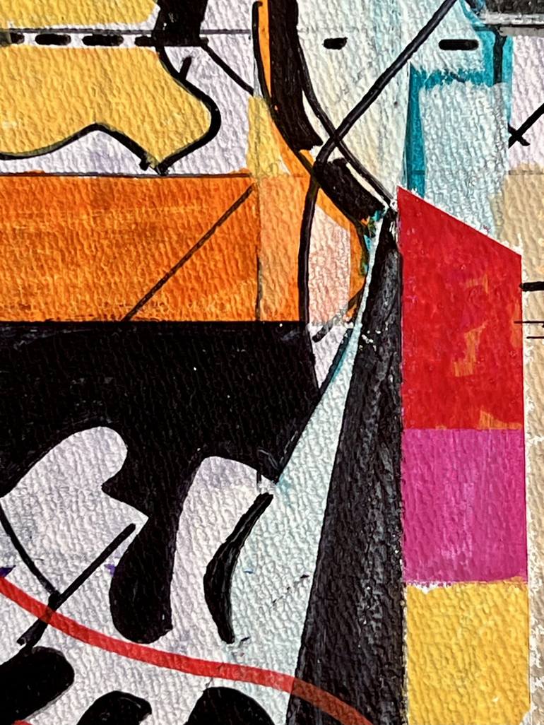 Original Abstract Architecture Drawing by Jim Harris