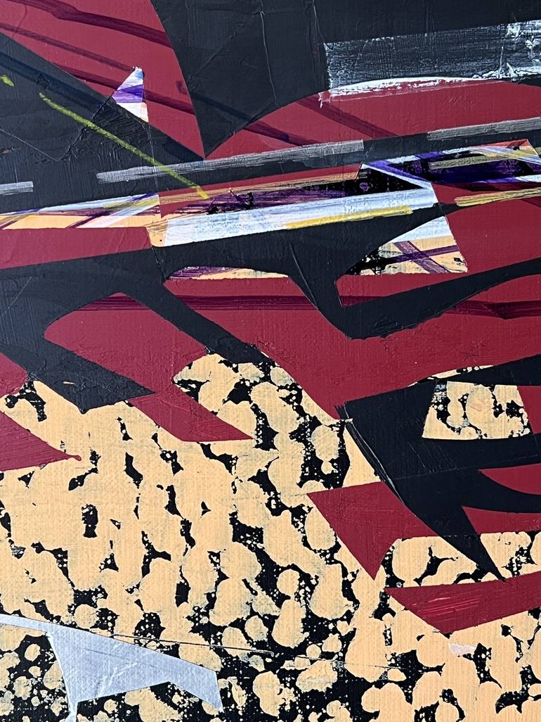 Original Abstract Architecture Painting by Jim Harris