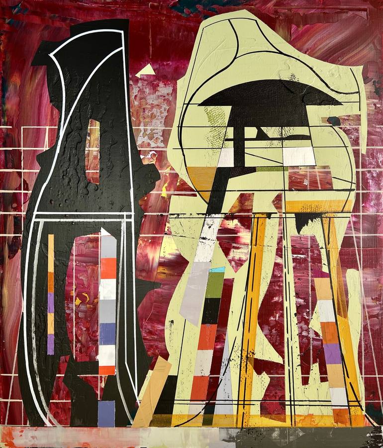 Print of Abstract Architecture Paintings by Jim Harris