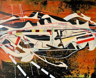 Print of Dada Outer Space Paintings by Jim Harris