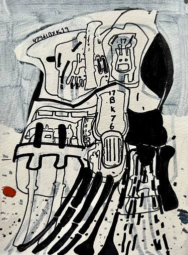 Print of Conceptual Outer Space Drawings by Jim Harris