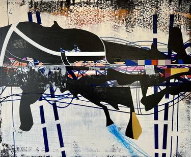 Original Surrealism Outer Space Paintings by Jim Harris