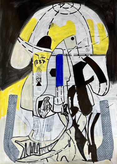 Original Dada Outer Space Drawings by Jim Harris