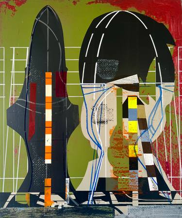Original Surrealism Architecture Paintings by Jim Harris