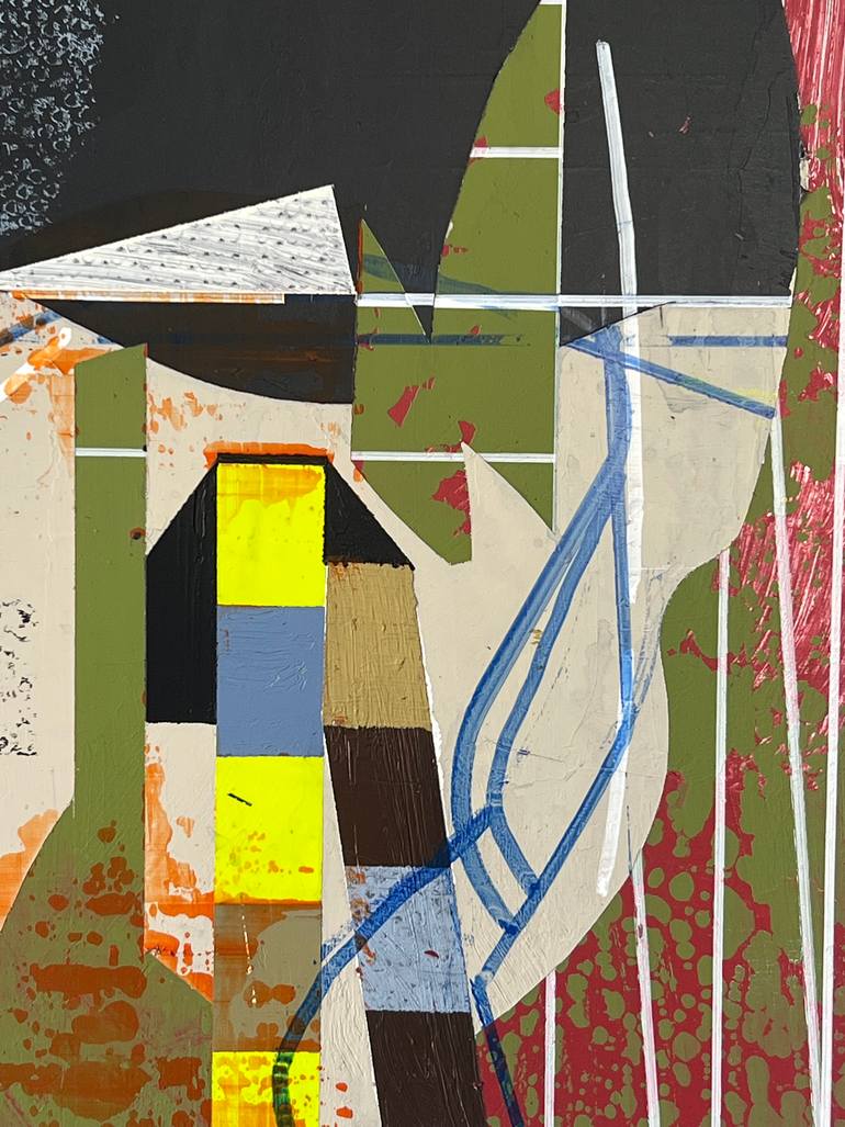 Original Surrealism Architecture Painting by Jim Harris