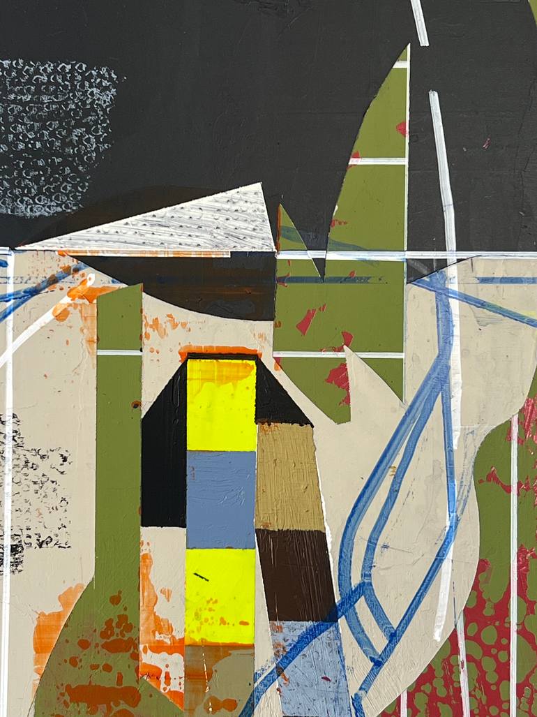 Original Surrealism Architecture Painting by Jim Harris