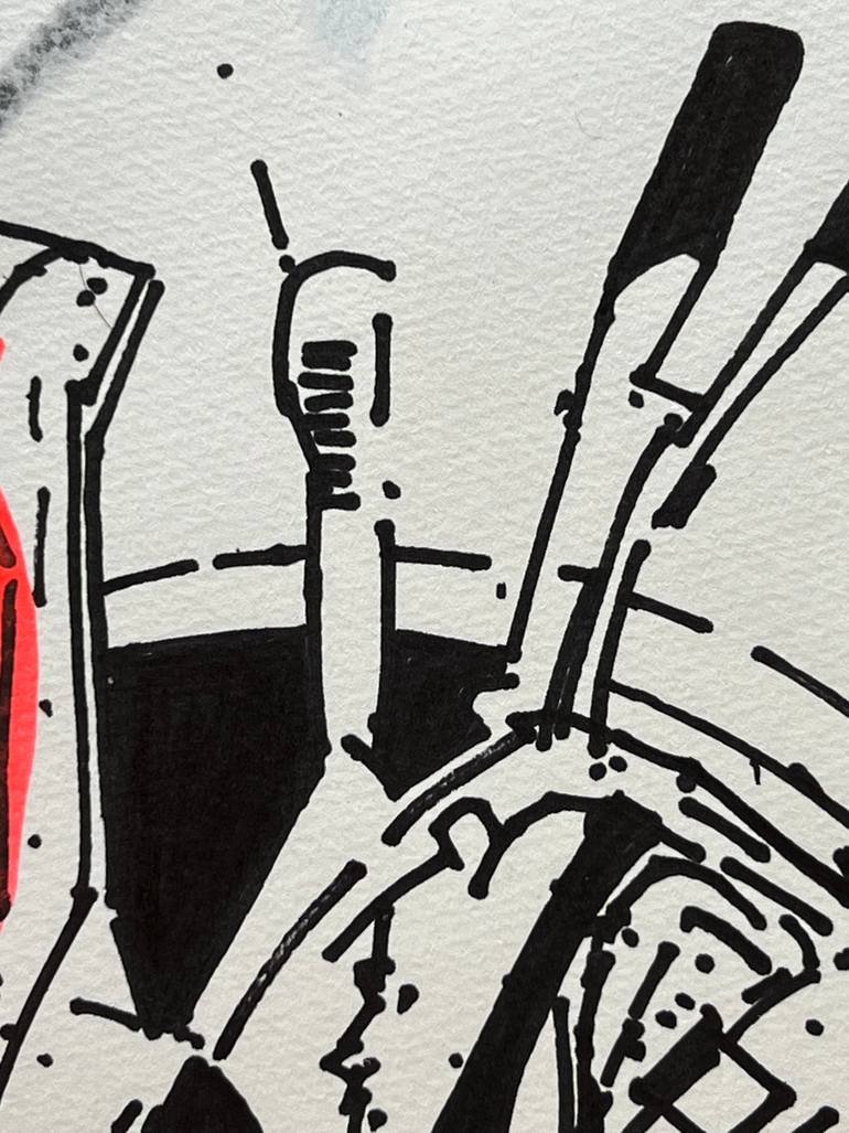 Original Conceptual Architecture Drawing by Jim Harris