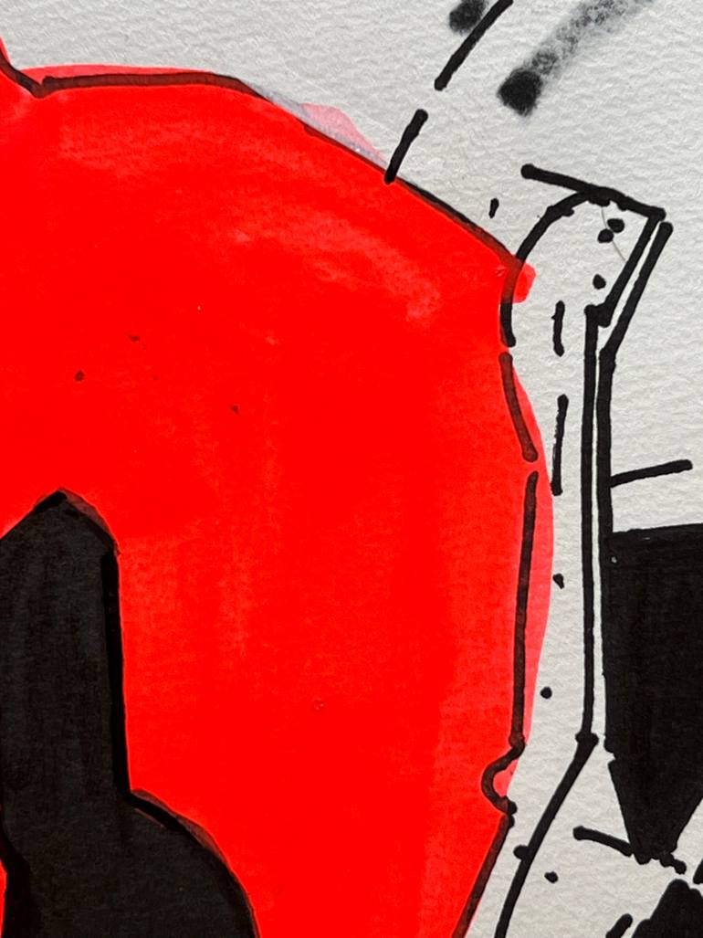 Original Conceptual Architecture Drawing by Jim Harris