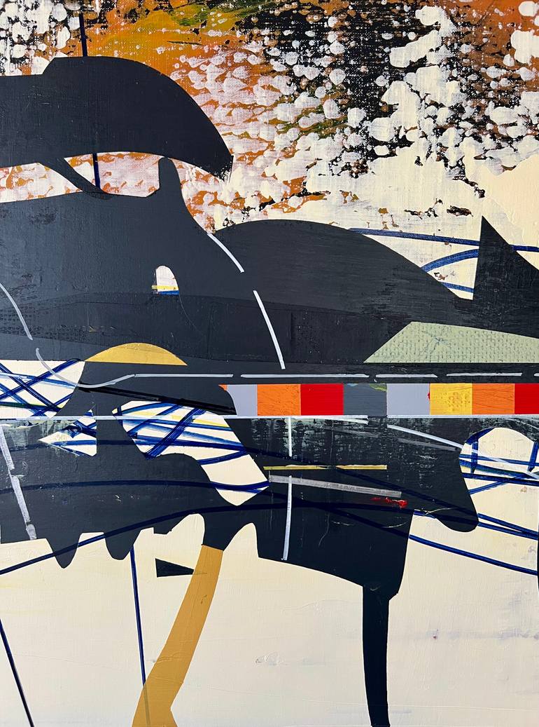 Original Conceptual Outer Space Painting by Jim Harris