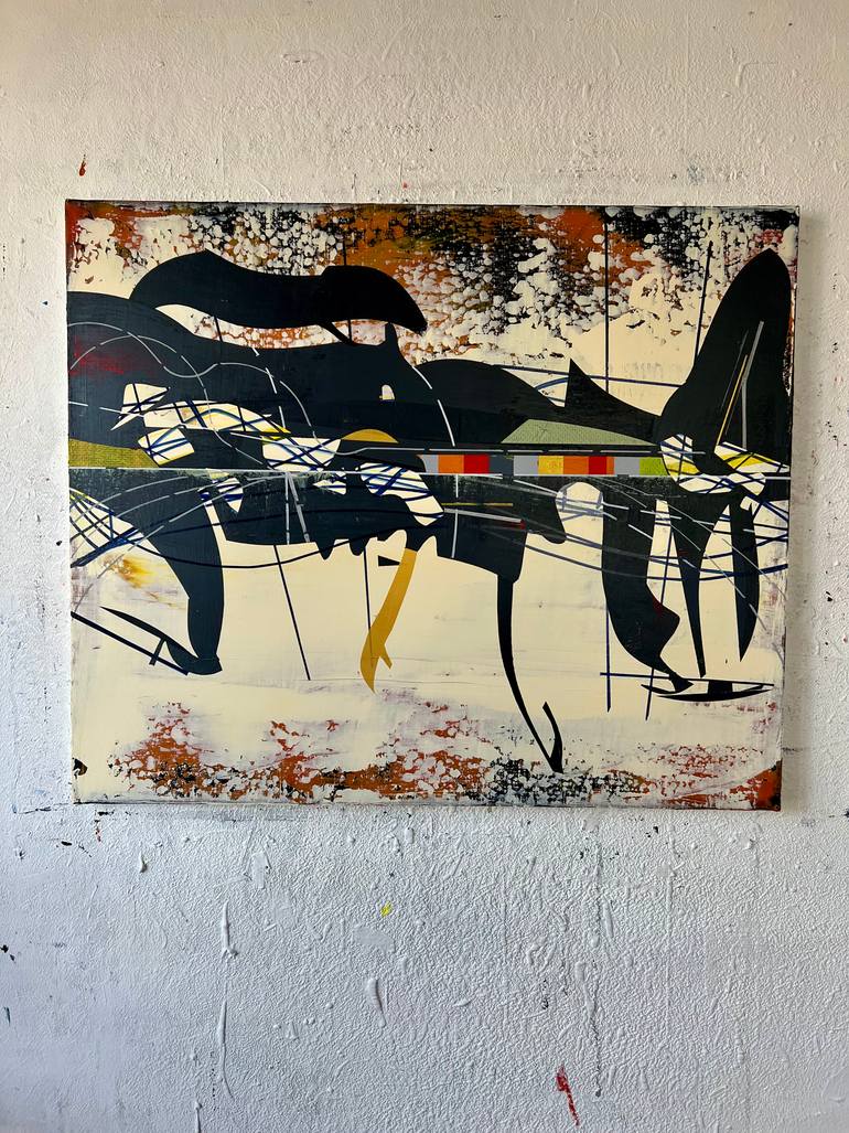 Original Conceptual Outer Space Painting by Jim Harris