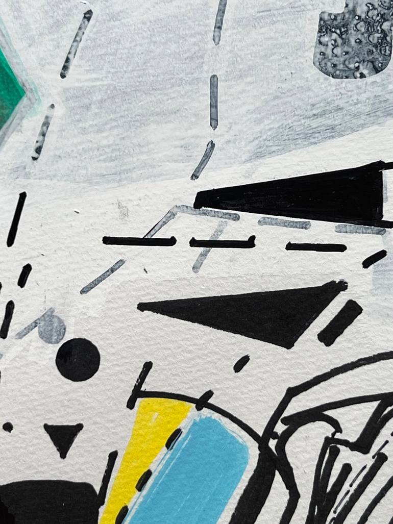 Original Conceptual Outer Space Drawing by Jim Harris