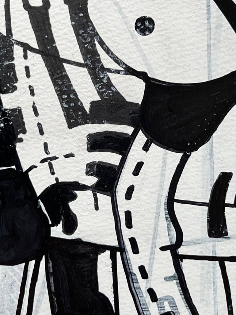 Original Conceptual Outer Space Drawing by Jim Harris