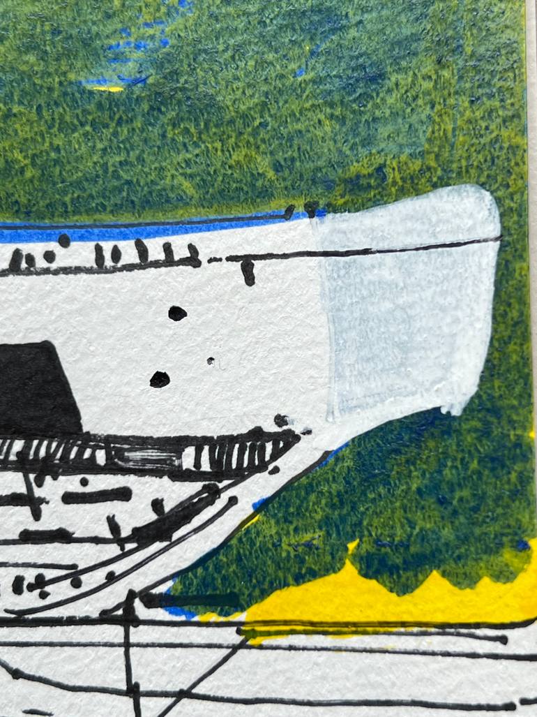 Original Abstract Architecture Drawing by Jim Harris