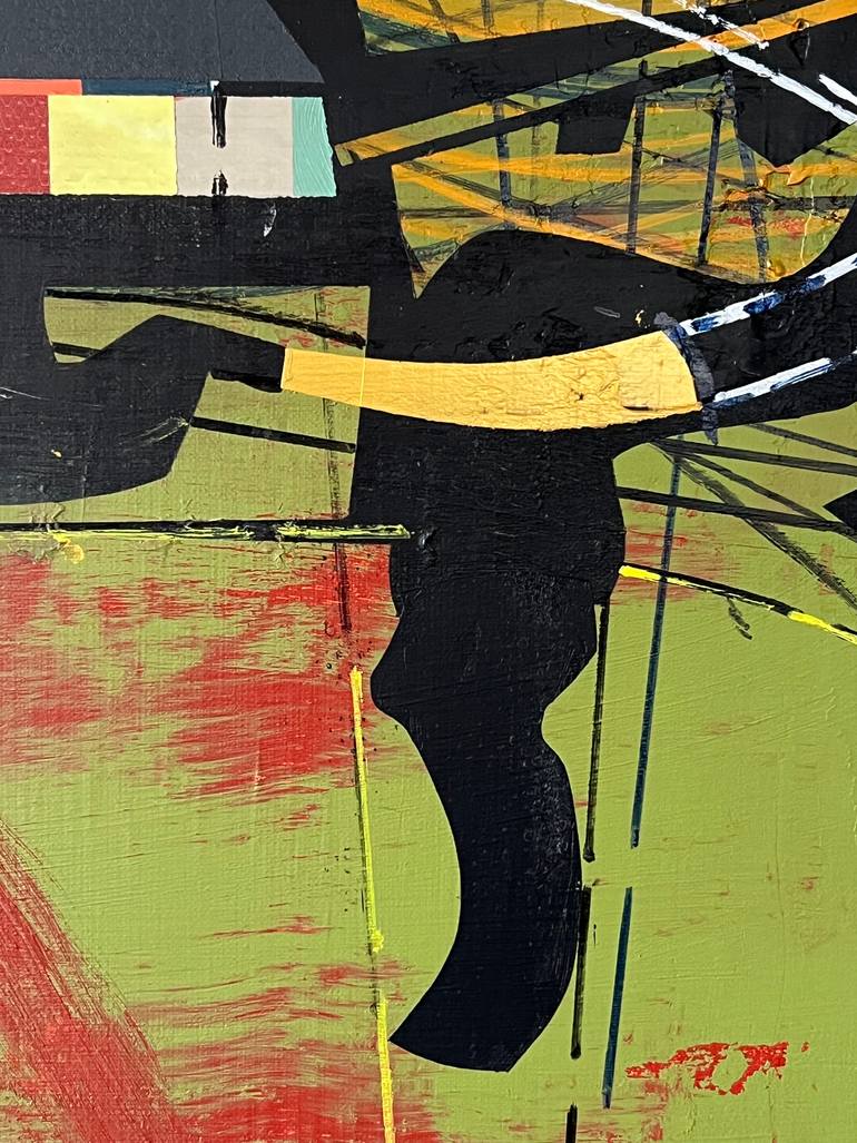Original Surrealism Outer Space Painting by Jim Harris