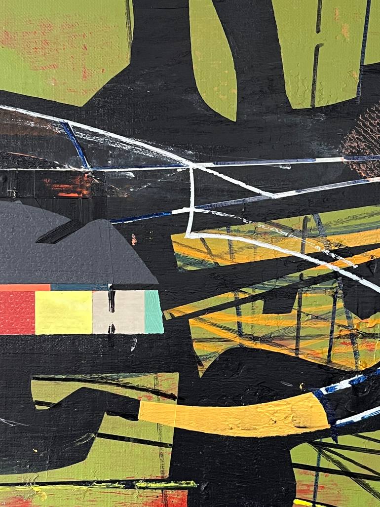 Original Surrealism Outer Space Painting by Jim Harris