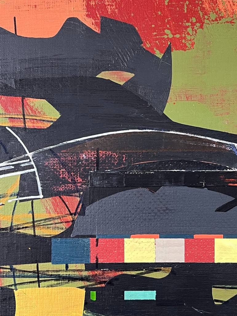 Original Surrealism Outer Space Painting by Jim Harris