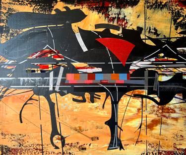 Original Conceptual Outer Space Paintings by Jim Harris