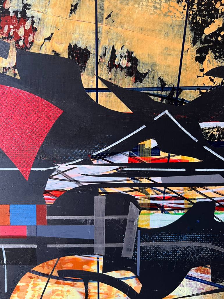 Original Conceptual Outer Space Painting by Jim Harris