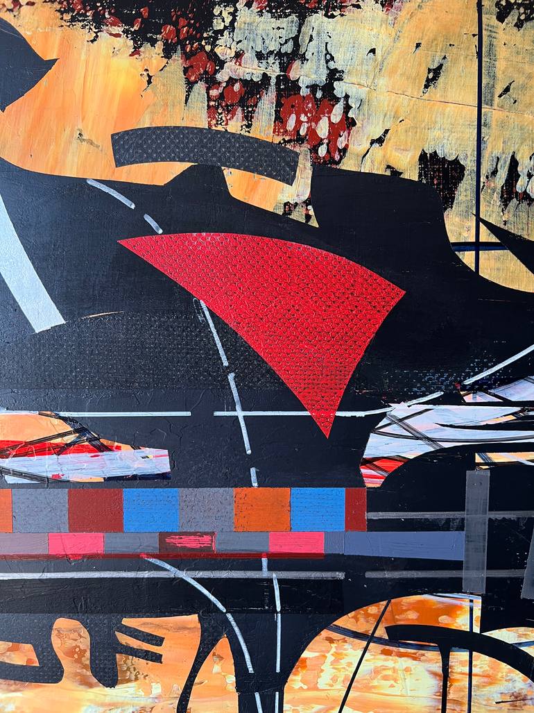 Original Conceptual Outer Space Painting by Jim Harris