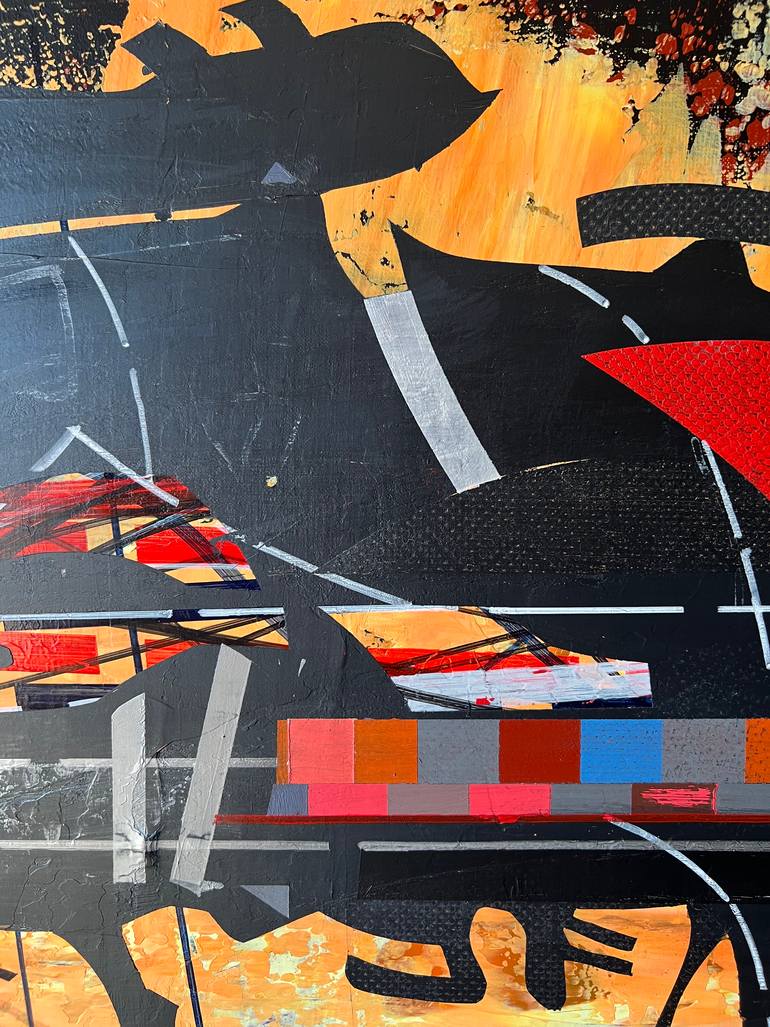 Original Conceptual Outer Space Painting by Jim Harris