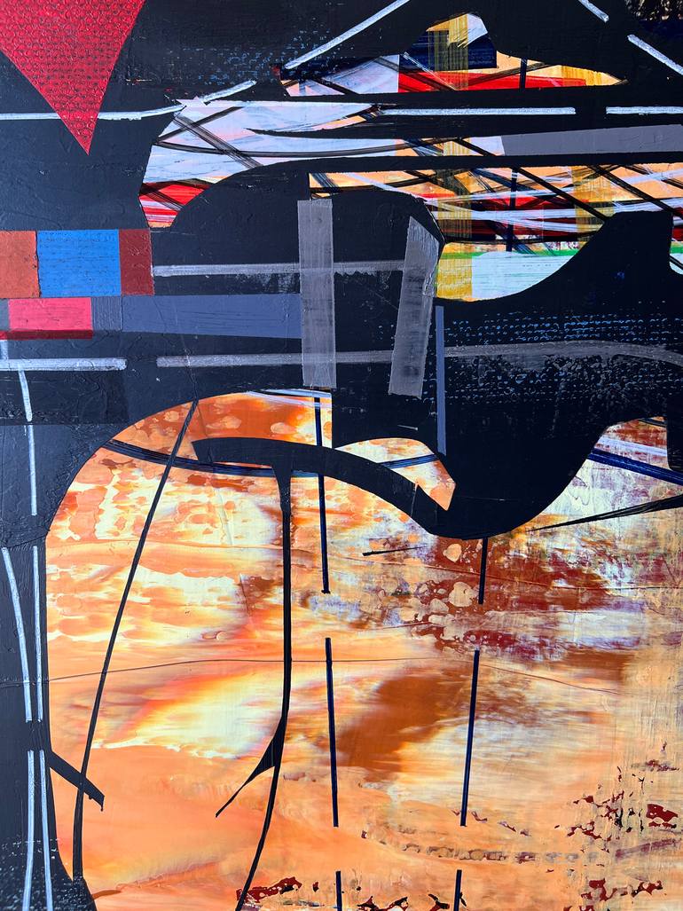 Original Conceptual Outer Space Painting by Jim Harris