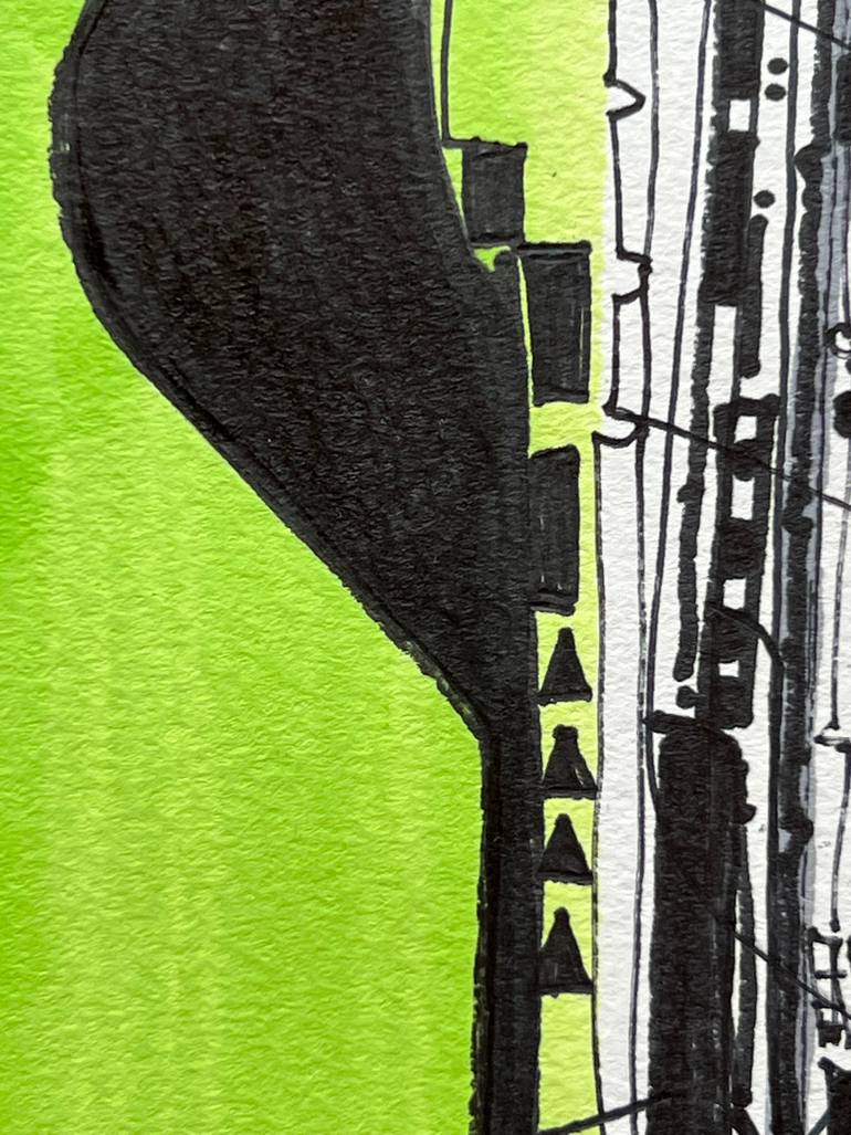 Original Conceptual Architecture Drawing by Jim Harris