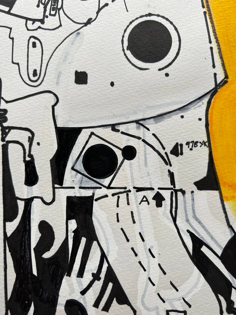 Original Conceptual Outer Space Painting by Jim Harris