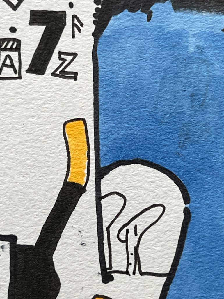 Original Conceptual Science/Technology Drawing by Jim Harris