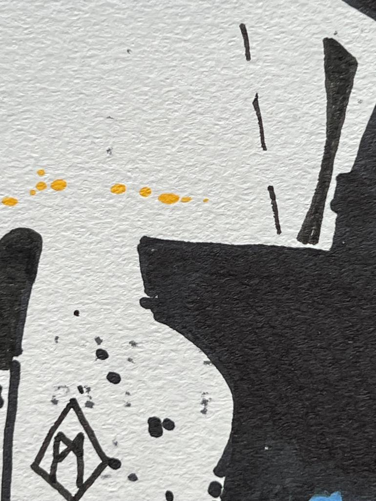 Original Conceptual Science/Technology Drawing by Jim Harris