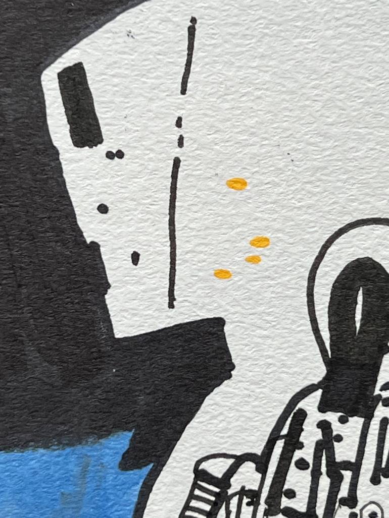 Original Conceptual Science/Technology Drawing by Jim Harris