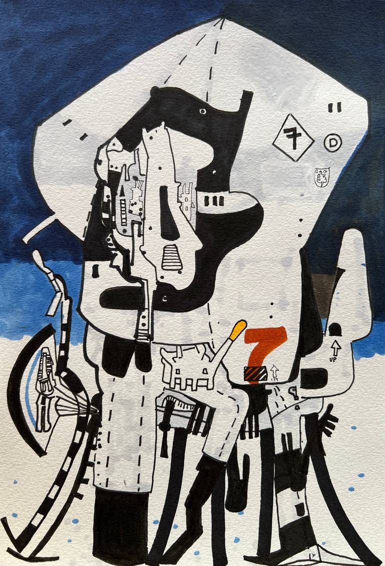 Original  Drawing by jim harris