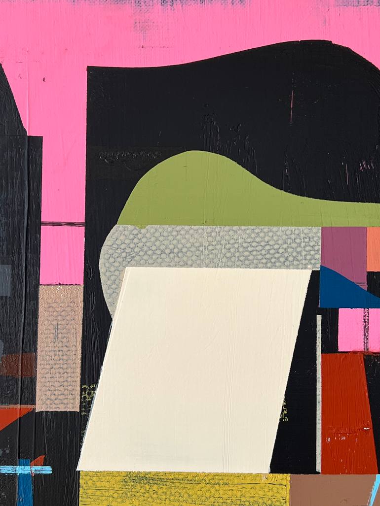 Original Abstract Architecture Painting by Jim Harris