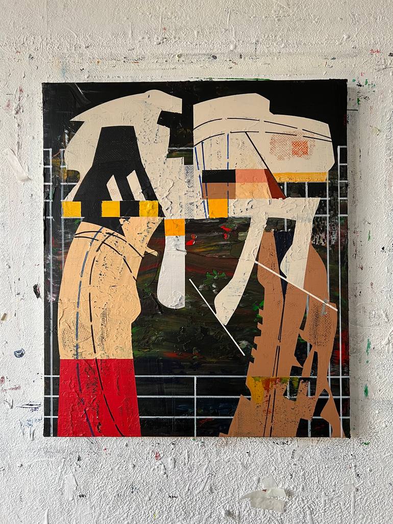 Original Surrealism Architecture Painting by Jim Harris