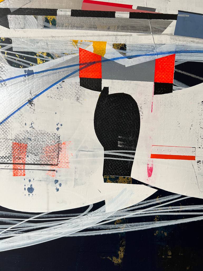 Original Abstract Outer Space Painting by Jim Harris
