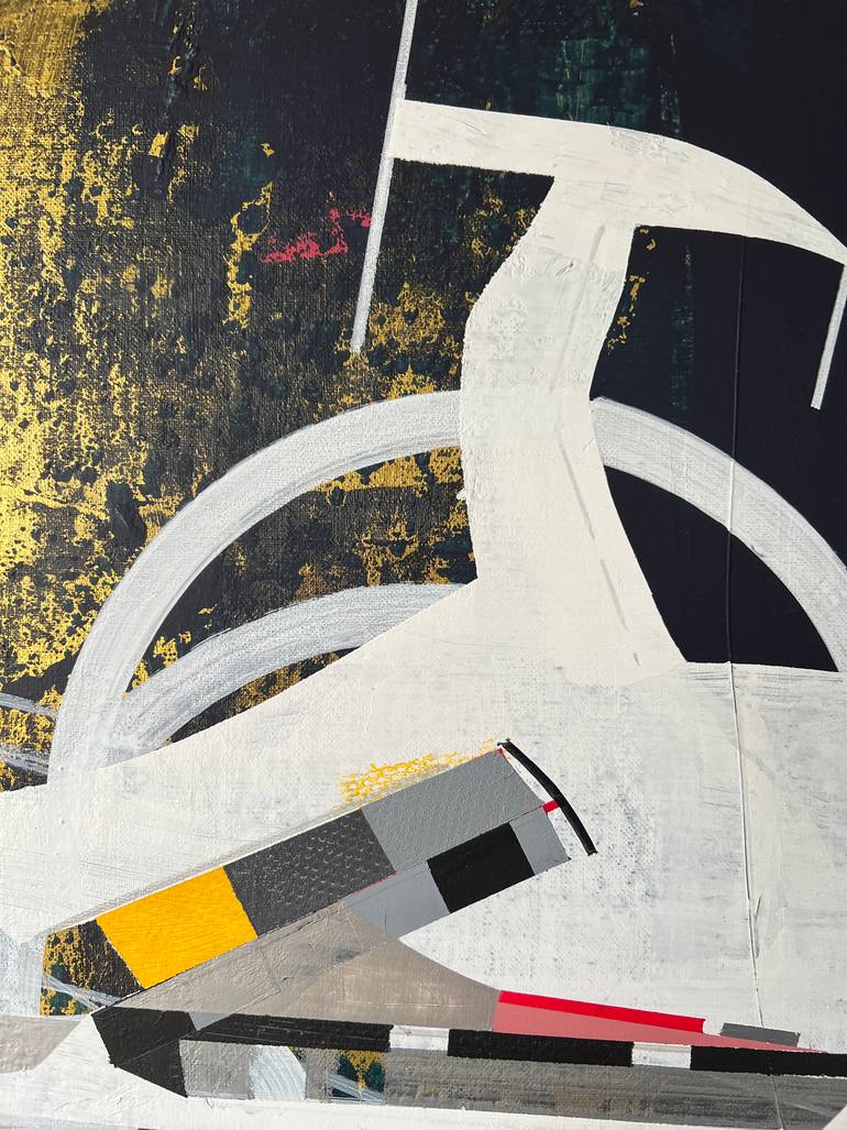Original Abstract Outer Space Painting by Jim Harris