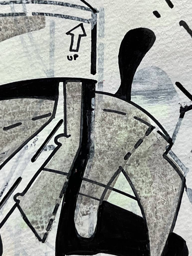 Original Conceptual Science/Technology Drawing by Jim Harris