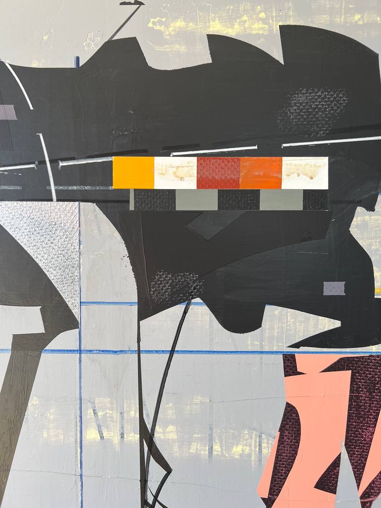 Original Abstract Architecture Painting by Jim Harris