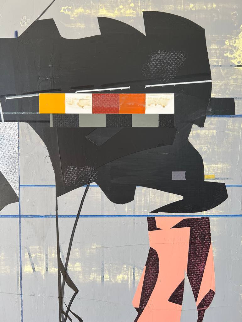 Original Abstract Architecture Painting by Jim Harris