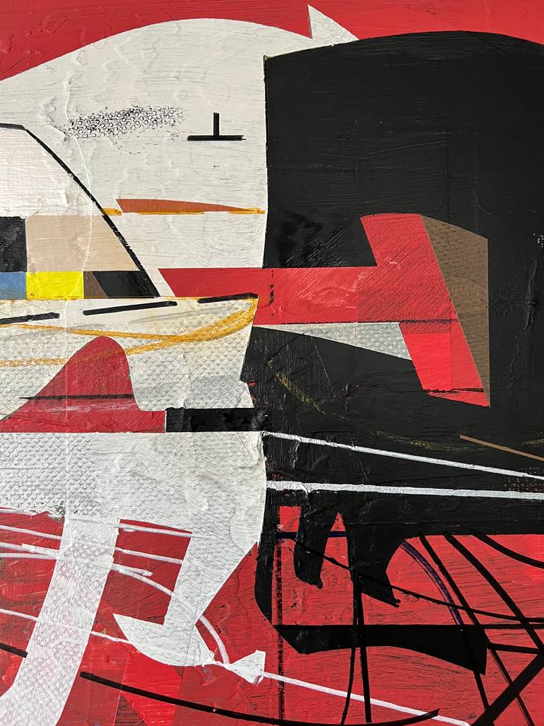 Original Abstract Outer Space Painting by Jim Harris